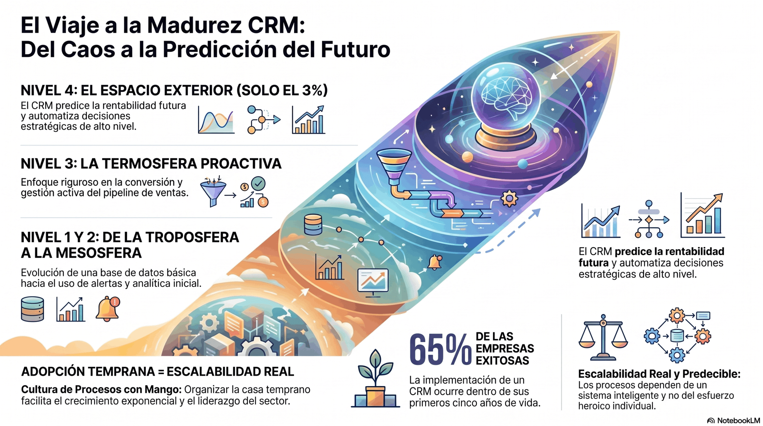 Modelo de Madurez CRM y Escalabilidad Empresarial Nivel 4